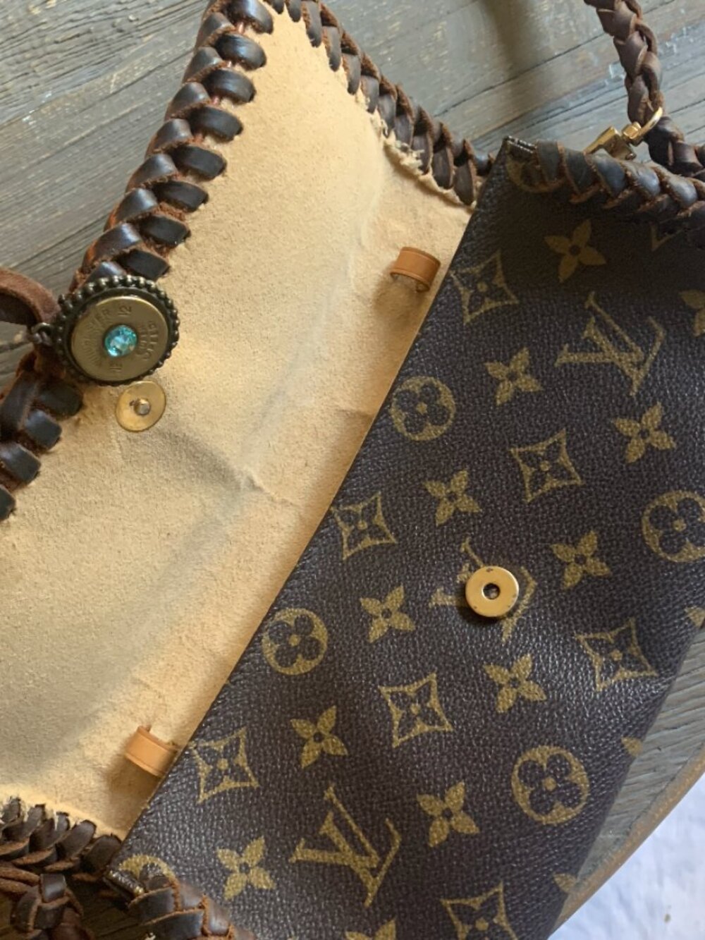 Louis Vuitton- Re Purposed  Monogram Crossbody - Picture 5 of 7